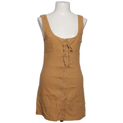 Kjole (Beige) fra Urban Outfitters Elastan, Linned, Viscose