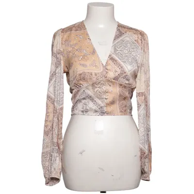 Blouse (Beige, Meerkleurig) van Stradivarius Polyester