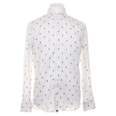 Shirt (White, Multicolored) from John Henric Cotton