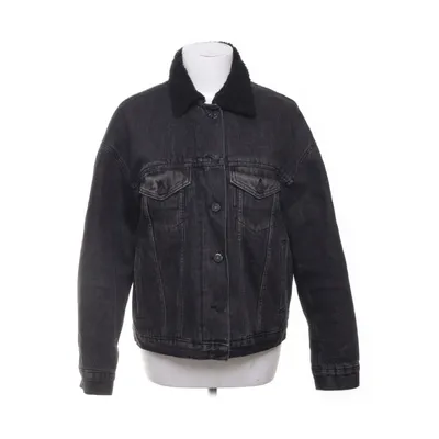 Fodrad jeansjacka (Grå) från Mango Denim Akryl, Bomull, Polyamid, Polyester