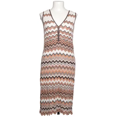 Robe (Blanc, Marron, Multicolore) de Marc Cain Coton, Mohair, Polyamide, Polyester, Viscose