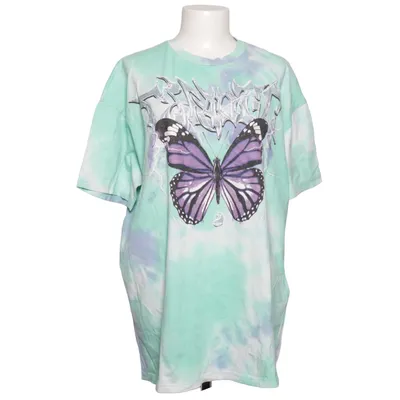 T-shirt (Green, Purple, Multicolored) from Soya Fashion Cotton, Elastane