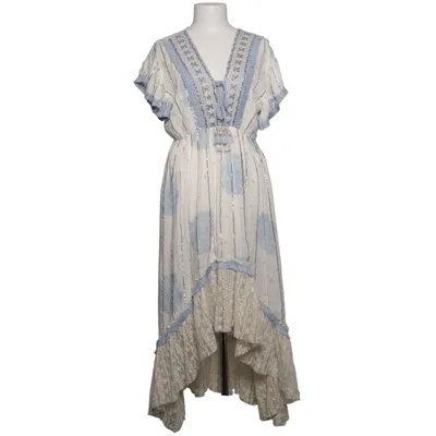 Långklänning (Vit, Blå, Flerfärgad) från Boho Viskos