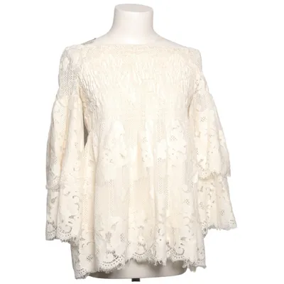 Blouse (Wit) van Souvenir Katoen, Polyamide