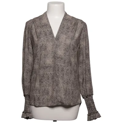 Blouse (Beige, Noir) de Simplicity Élasthane, Polyester