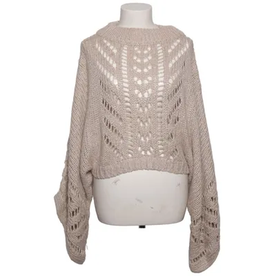 Sweater (Beige, Guld) fra Halston Heritage Acetat, Akryl, Metallfiber, Mohair, Polyamid