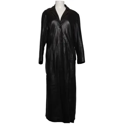 Læderfrakke (Sort) fra Chevirex Læder, Polyester
