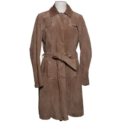 Läderkappa (Beige) från Next Skinn