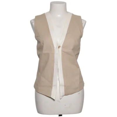 Top (Beige, Wit) van Abercrombie & Fitch Katoen, Linnen