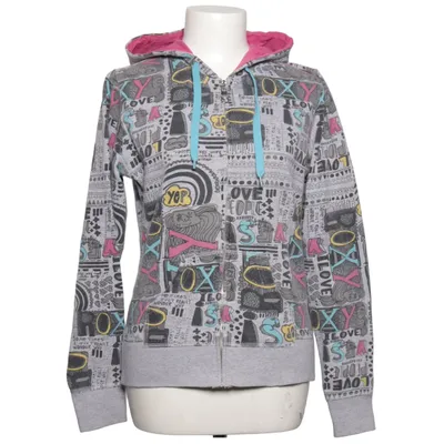 Hoodie (Gray, Multicolored) from Roxy Cotton, Polyester