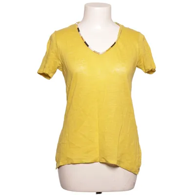 T-shirt (Yellow) from 123 Paris Linen, Metallic fiber, Polyester