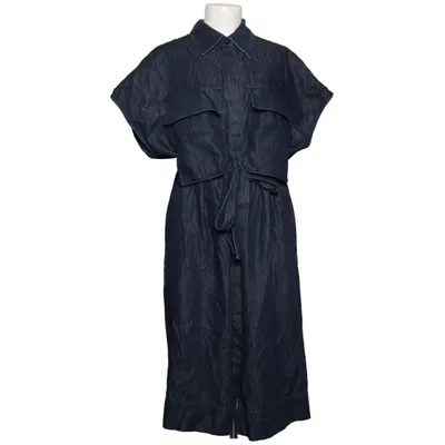 Shirt dress (Blue) from COS Cotton, Lyocell