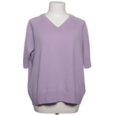 Pullover (Lilla, Hvid) fra (The Mercer) N.Y. Kashmir, Uld