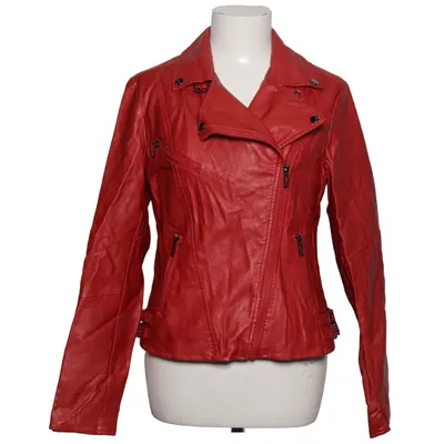 Bikerjacka (Röd) från Livre Polyester, Viskos