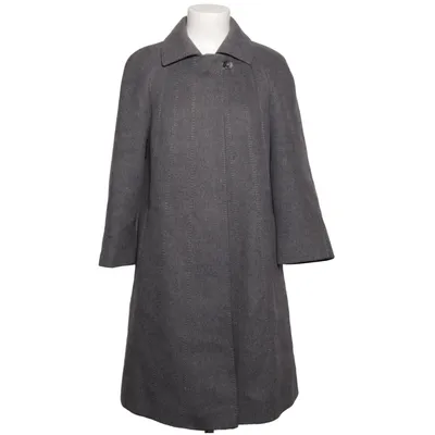 Coat (Gray) from Delmod Viscose, Wool