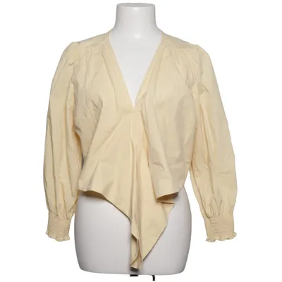 Wrap blouse (Beige) from Abercrombie & Fitch Cotton, Recycled polyester