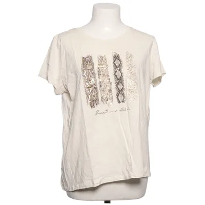 T-shirt (Vit, Guldfärgad) från Encuentro Bomull