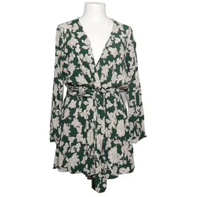 Jumpsuit (Green, White) from Zara