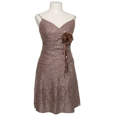 Cocktail dress (Brown, Multicolored) from Sleek Acrylic, Elastane