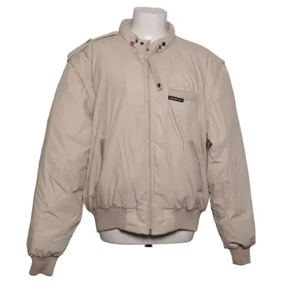 Bomber jacket (Beige) from Members Only Cotton, Down, Feather, Polyamide, Polyester