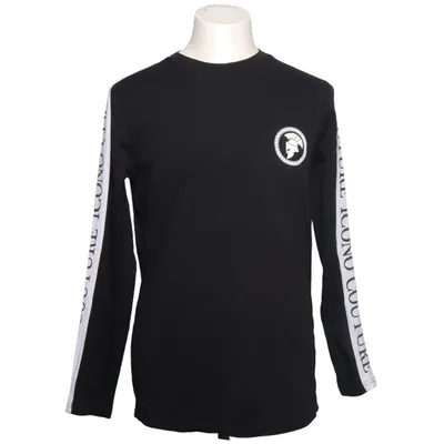 Long sleeve T-shirt (Black, White) from Icono Cotton
