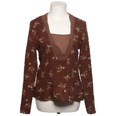 Top (Brun, Flerfarvet) fra Cotélac Bomuld, Polyester, Viscose