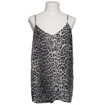 Tank Top (Gray, White) from Jadicted Elastane, Silk