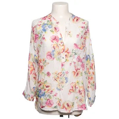 Blouse (White, Multicolored) from Mons Viscose