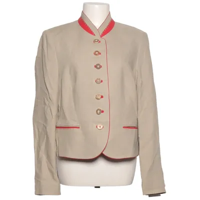Blazer (Beige, Rouge) de Kaiserjäger Acétate, Lin, Polyester, Viscose
