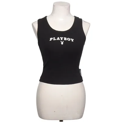 Tanktop  (Sort) fra Playboy x Missguided