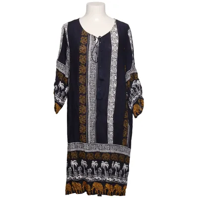 Kjole (Blå, Hvid, Gul) fra Zeagoo Viscose