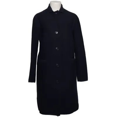 Coat (Blue) from Langerchen Organic cotton, Polyurethane, Wool