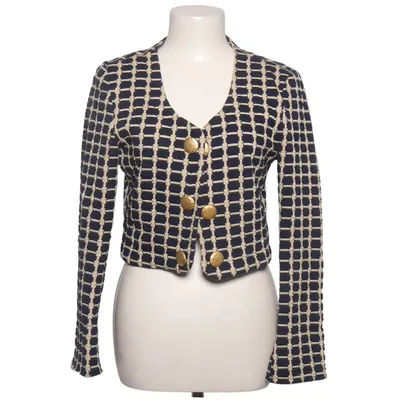 Blazer (Blue, Beige) from Bestini Acrylic, Elastane