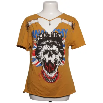 T-shirt (Yellow, Multicolored) from Dreamland Cotton, Elastane