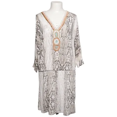 Robe (Beige, Gris, Noir) de Trois Ka Élasthane, Polyester