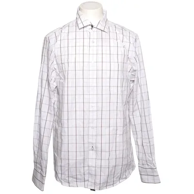 Shirt (White, Brown, Blue) from Cedarwood State Cotton