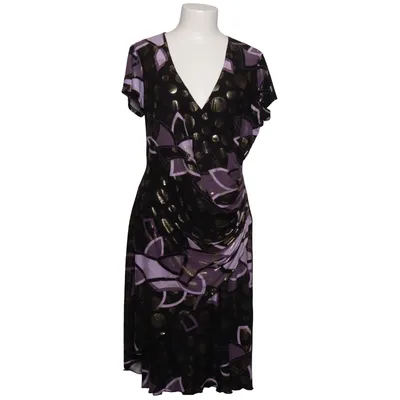 Klänning (Svart, Lila, Guldfärgad) från Joseph Ribkoff Elastan, Polyester