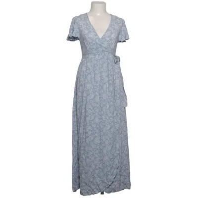 Wrap dress (Blue, White) from Patrons of Peace