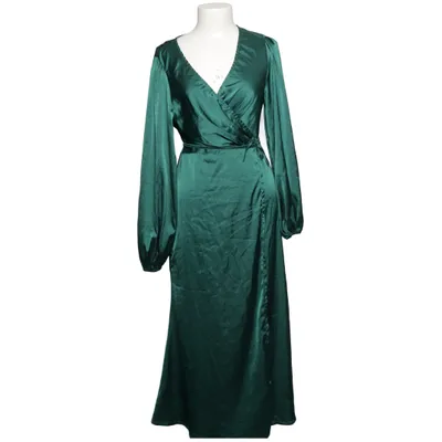 Slå-om-kjole (Grøn) fra Double Crazy Elastan, Polyester