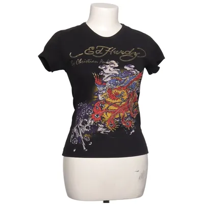 T-shirt (Sort) fra Ed Hardy by Christian Audigier Bomuld, Elastan