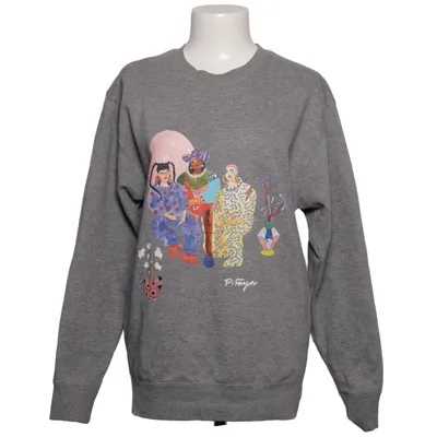 Sweatshirt (Grå, Flerfarvet) fra Pitaya Bomuld, Polyester