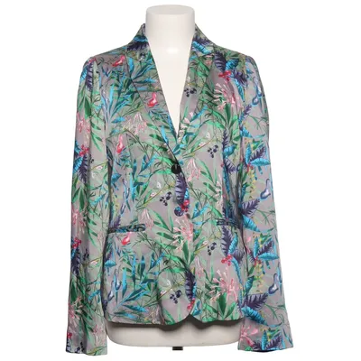 Blazer (Gray, Multicolored) from DDP Polyester