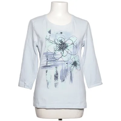 Langærmet t-shirt (Blå, Flerfarvet) fra Adagio Bomuld, Elastan