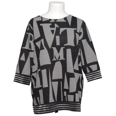 Haut (Noir, Blanc) de Doris Streich Élasthane, Polyester