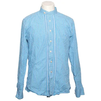 Shirt (Blue, White) from Almsach Cotton