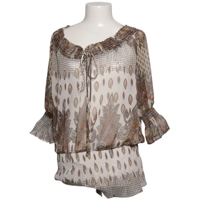 Blouse (White, Brown, Multicolored) from Jennifer Taylor Polyester