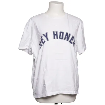 Baseball T-shirt (White, Blue) from Hey Honey Cotton