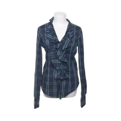 Shirt (Blue, Green, White) from Aglini Cotton, Elastane, Polyamide