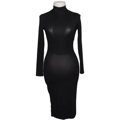 Turtleneck kjole (Sort) fra Flounce