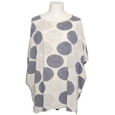 Topp (Blå, Vit) från Vetono Polyester, Viskos